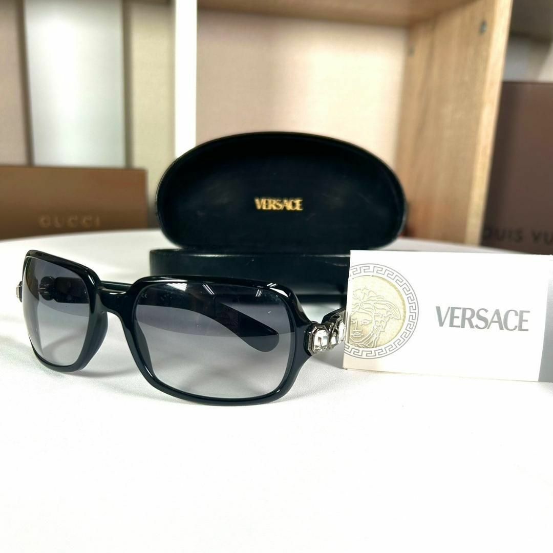 VERSACE - VERSACE 豪華 サングラス メデューサロゴ 特大ライン