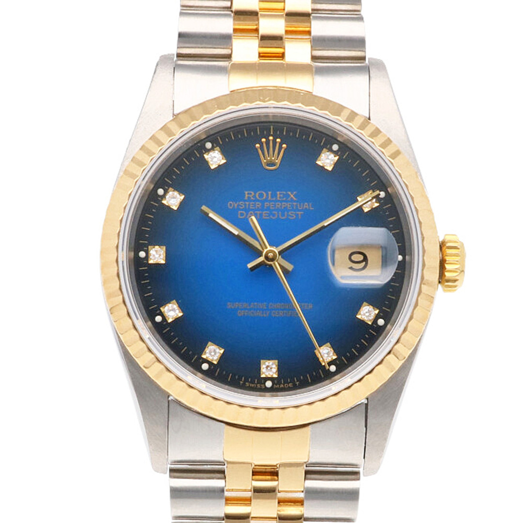 ロレックス デイトジャスト オイスターパーペチュアル 腕時計 時計 ステンレススチール 16233G 自動巻き メンズ 1年保証 ROLEX  ロレックス