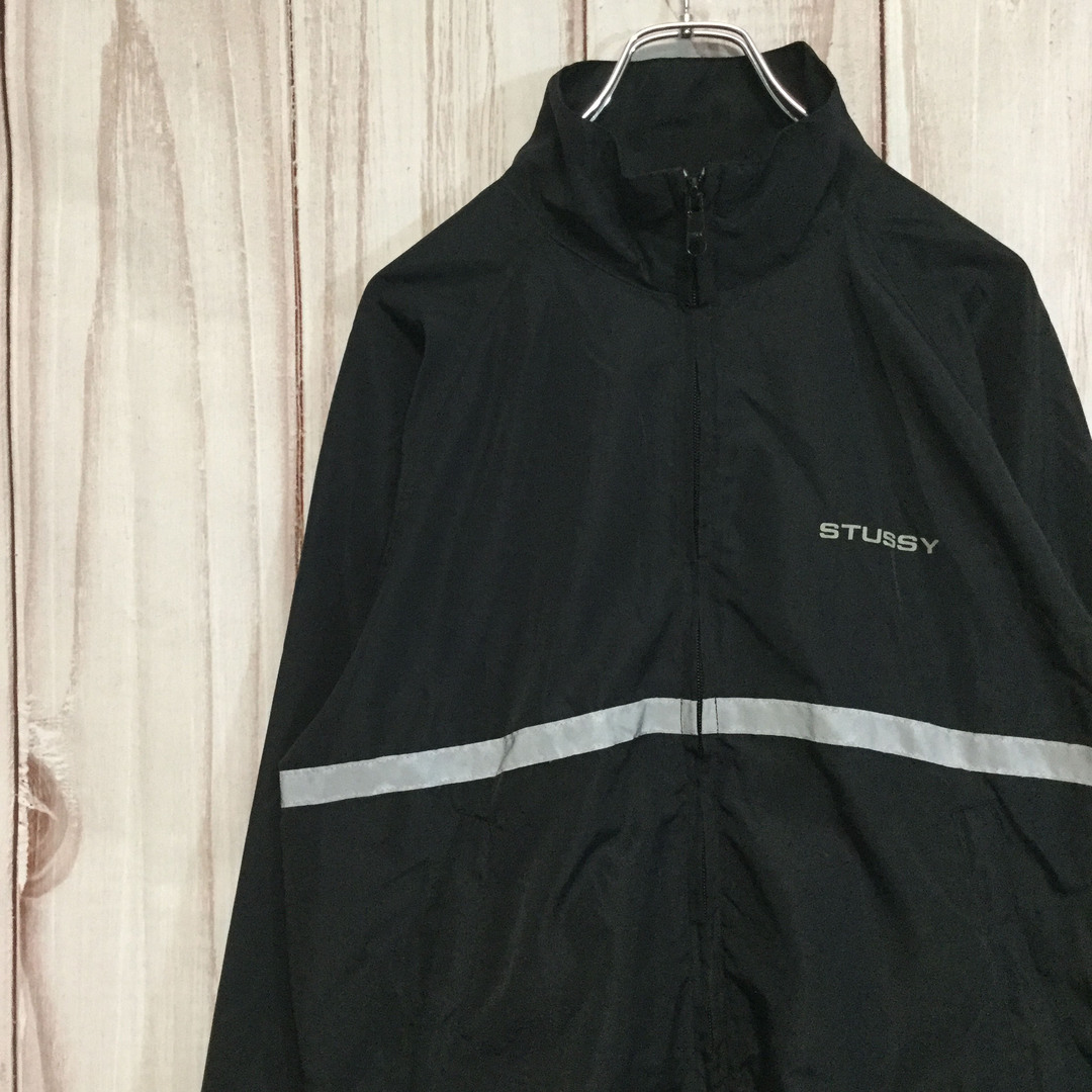 STUSSY - 【OLD STUSSY ナイロンジャケット】90s ロゴリフレクター M ...