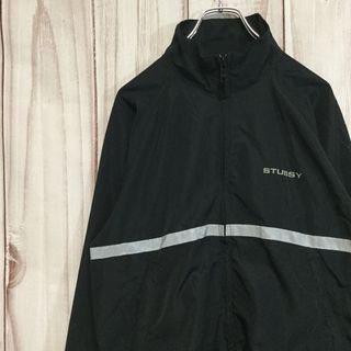 美品✨90s old stussy ナイロントラックジャケット ブラック