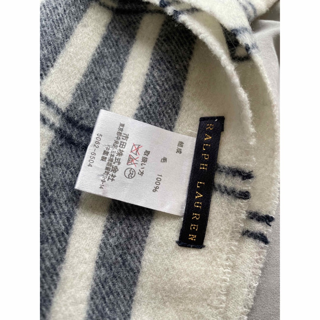 Ralph Lauren(ラルフローレン)のラルフローレン　Ralph Lauren マフラー　ブランケット レディースのファッション小物(マフラー/ショール)の商品写真