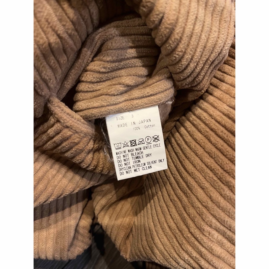 MARKAWEAR(マーカウェア)のmarka corduroy pants ブラウン　L メンズのパンツ(その他)の商品写真