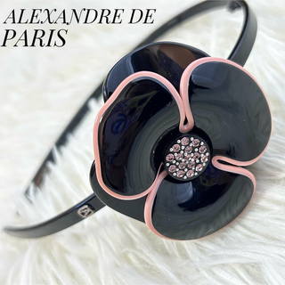 【美品】ALEXANDRE DE PARIS カメリア カチューシャ