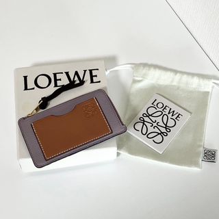 ロエベ(LOEWE)のLOEWE コインカードホルダー 新作 カードケース コインケース 紫 パープル(コインケース)