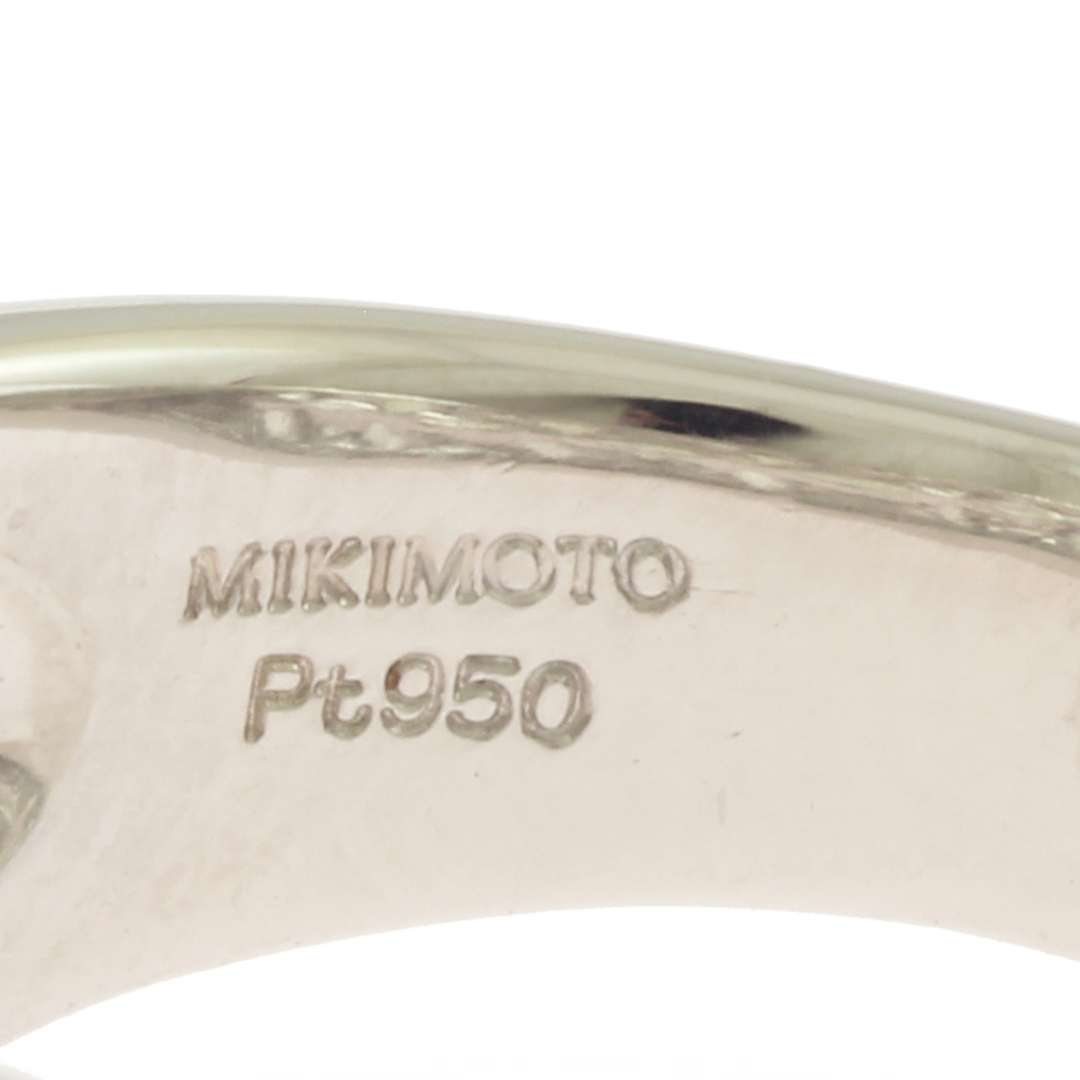 ミキモト リング 指輪 10号 Pt950プラチナ ダイヤモンド レディース MIKIMOTO  ミキモト