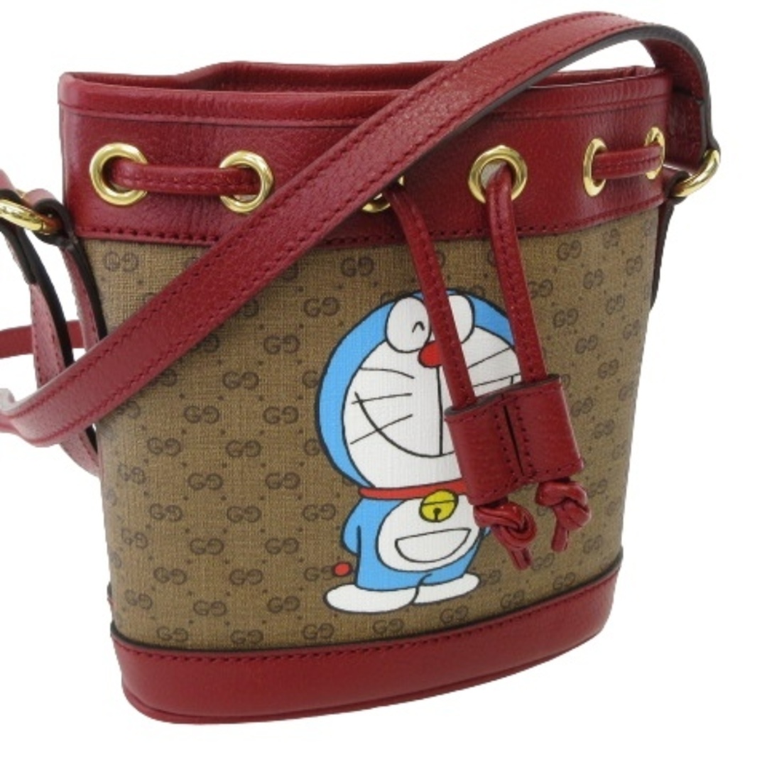Gucci - グッチ 美品 ドラえもん コラボ GGスプリーム ミニバケット