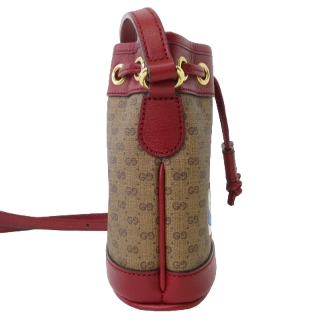 Gucci - グッチ 美品 ドラえもん コラボ GGスプリーム ミニバケット