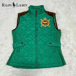 ラルフローレン(Ralph Lauren)のラルフローレン　スポーツ　キルティング　ベスト　エンブレム　緑　ゴルフ(その他)