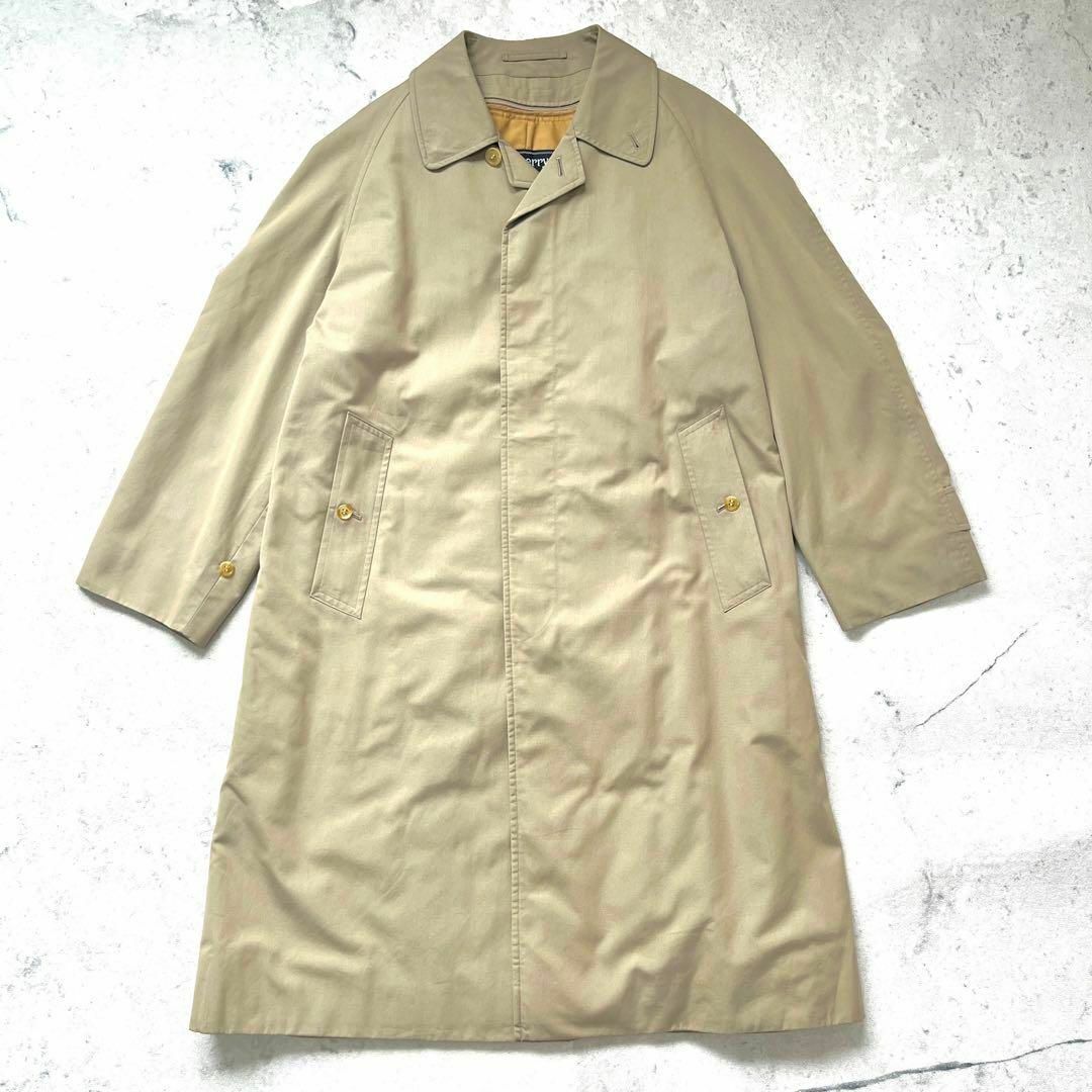 BURBERRY(バーバリー)の【90s バーバリー】メンズM～L ライナー付き ステンカラーコート ベージュ メンズのジャケット/アウター(ステンカラーコート)の商品写真