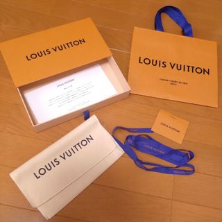 ルイヴィトン(LOUIS VUITTON)のルイヴィトン　ショップ袋　長財布　保存袋　保存箱　リボン　ルイ・ヴィトン(ショップ袋)