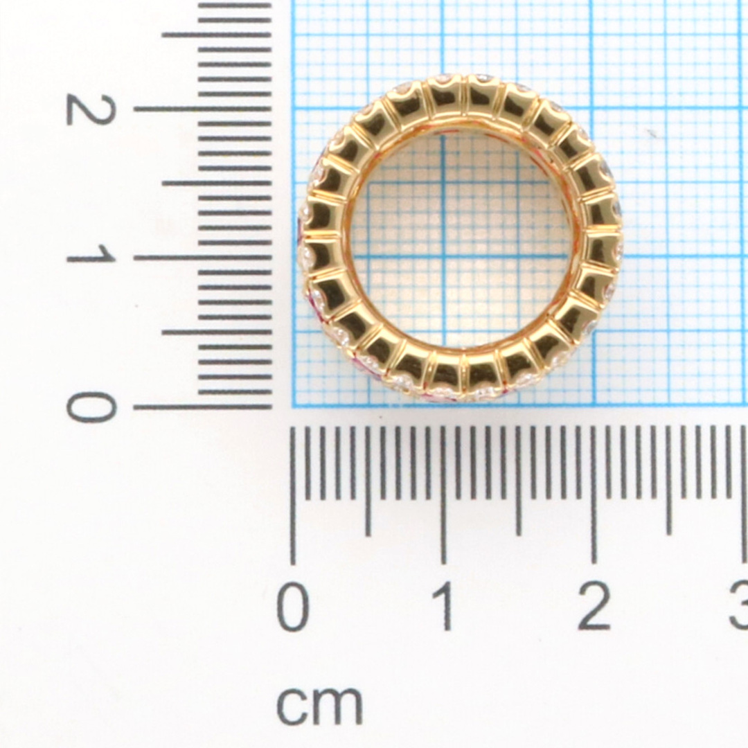 リング 指輪 4.5号 18金 K18ゴールド ルビー レディース