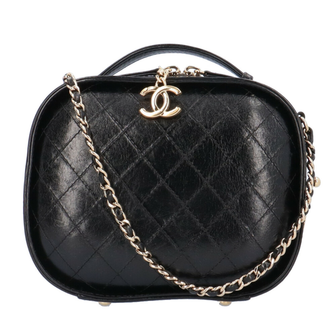 CHANEL シャネル　
ショルダーバッグ 　
レザー ブラック　
レディース 　
【正規品】　
【買蔵】