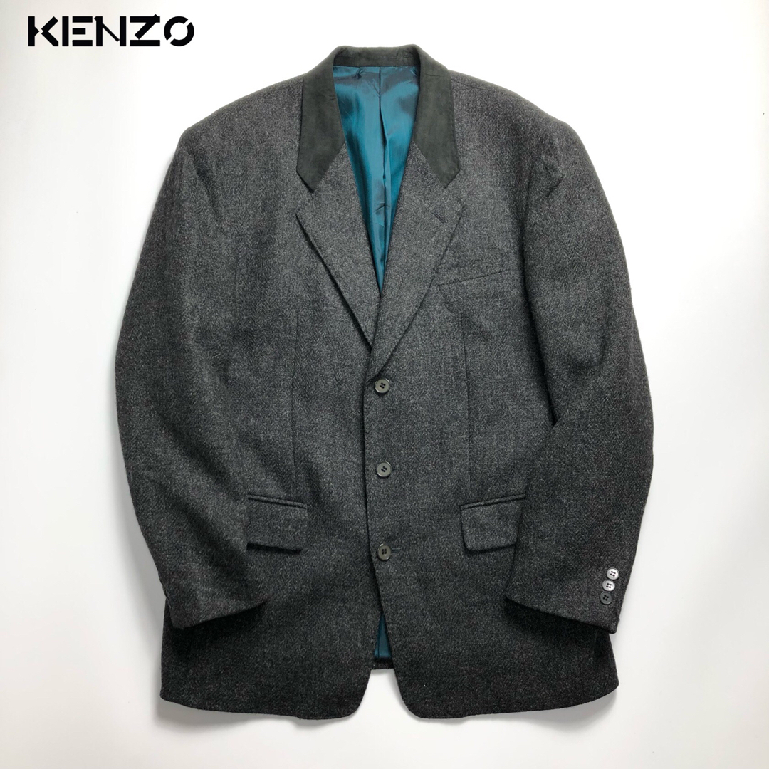 割引モール KENZO ケンゾー テーラードジャケット 秋冬 ウール メンズ