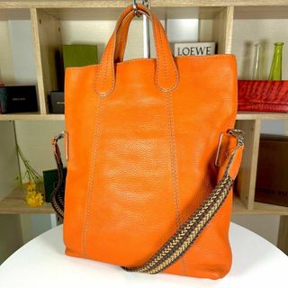 TOD'S - トッズ TOD'S レザートートバッグ 中古 ブルー メンズラインの