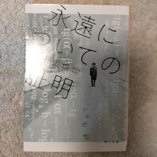 永遠についての証明(文学/小説)