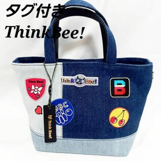 タグ付き⭐️Think Blue! シンクビー　デニムトートバッグ　パッチワーク