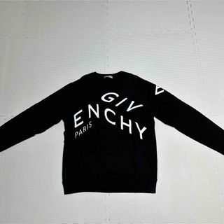 GIVENCHY 星 アーガイル柄 長袖 裏起毛 スウェット トレーナー 黒