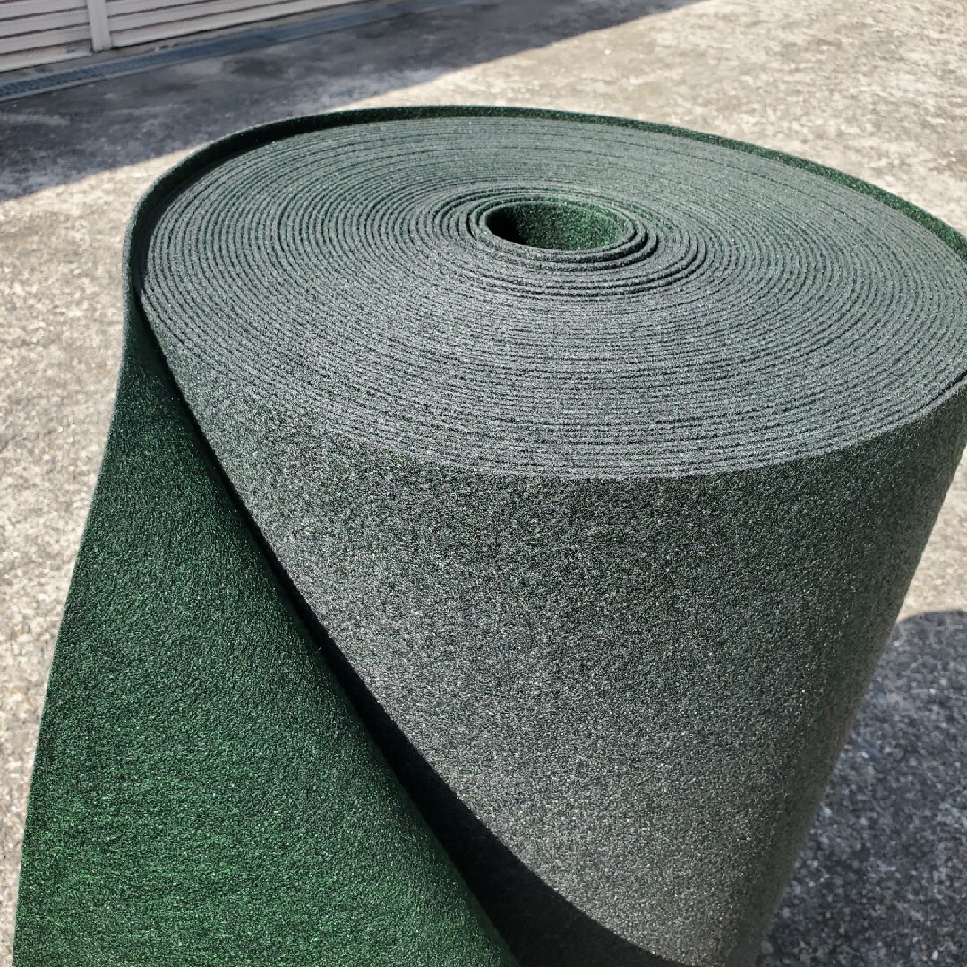 【新品】防草シート不織布(グリーン)　巾1m×40m 厚み4㎜