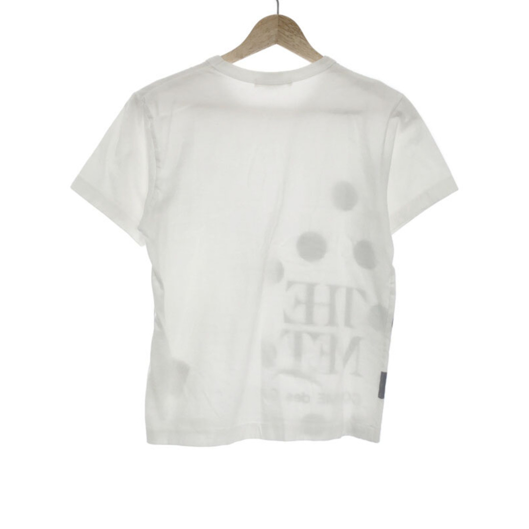 COMME des GARCONS(コムデギャルソン)のCOMME des GARCONS コムデギャルソン 17SS THE MET ロゴプリントTシャツ ホワイト S レディースのトップス(カットソー(半袖/袖なし))の商品写真