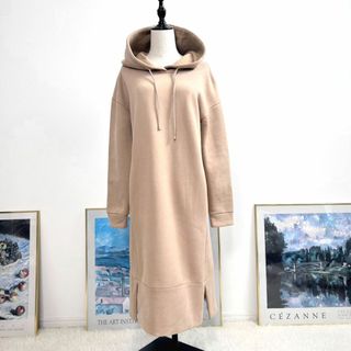 マックスマーラ(Max Mara)の★MAXMARA★美品★ビッグロゴ★裏起毛★パーカー★ワンピース(ロングワンピース/マキシワンピース)