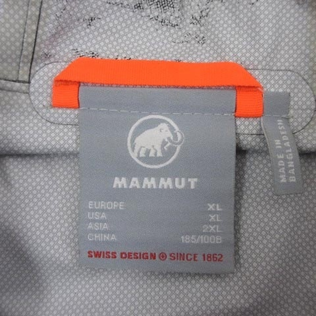 Mammut(マムート)のマムート マウンテンパーカー 917343 ロゴ ジップアップ ブラック 2XL メンズのジャケット/アウター(マウンテンパーカー)の商品写真