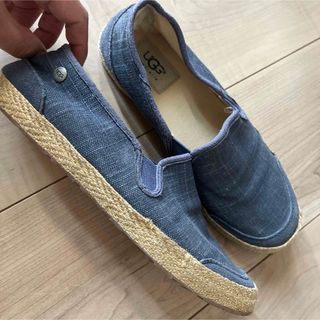 アグ(UGG)の最終値下げ！ugg デニムブルー　スリッポン(スリッポン/モカシン)