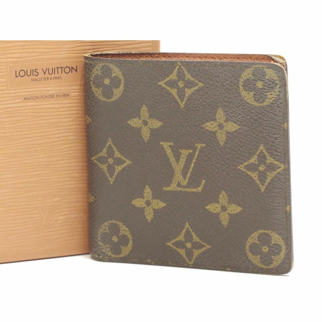 ルイヴィトン　モノグラム　ポルトフォイユ・マルコ　二つ折り財布　M61675　LOUIS VUITTON　18674003