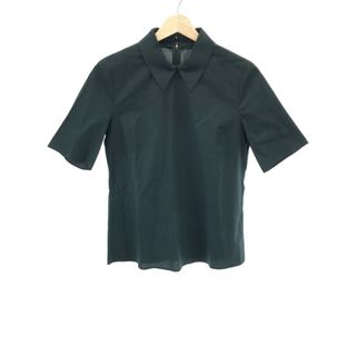 ジルサンダー(Jil Sander)のJIL SANDER NAVY ジル サンダーネイビー バックジッププルオーバーシャツブラウス グリーン 34(シャツ/ブラウス(半袖/袖なし))