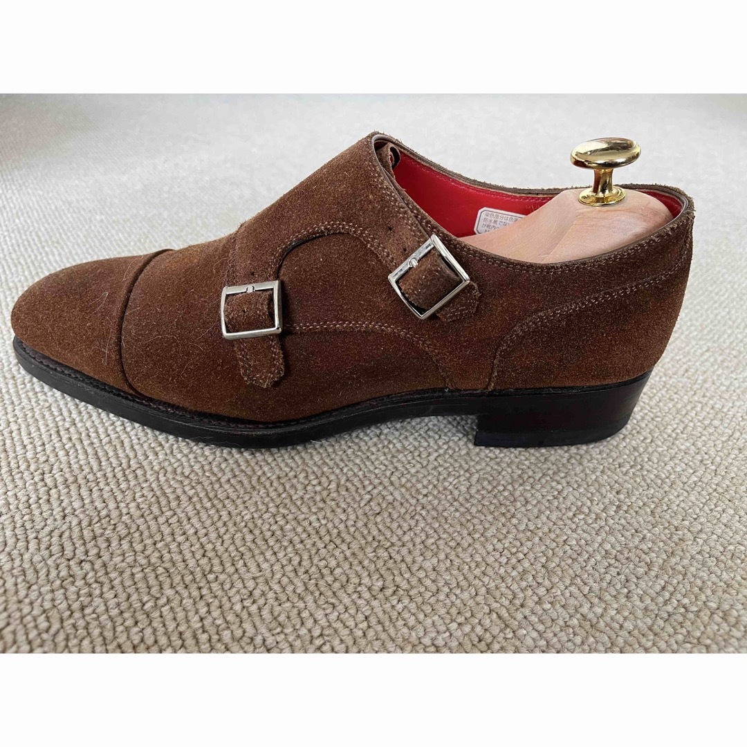 REGAL(リーガル)のシェットランドフォックス ダブルモンク スエード メンズの靴/シューズ(ドレス/ビジネス)の商品写真