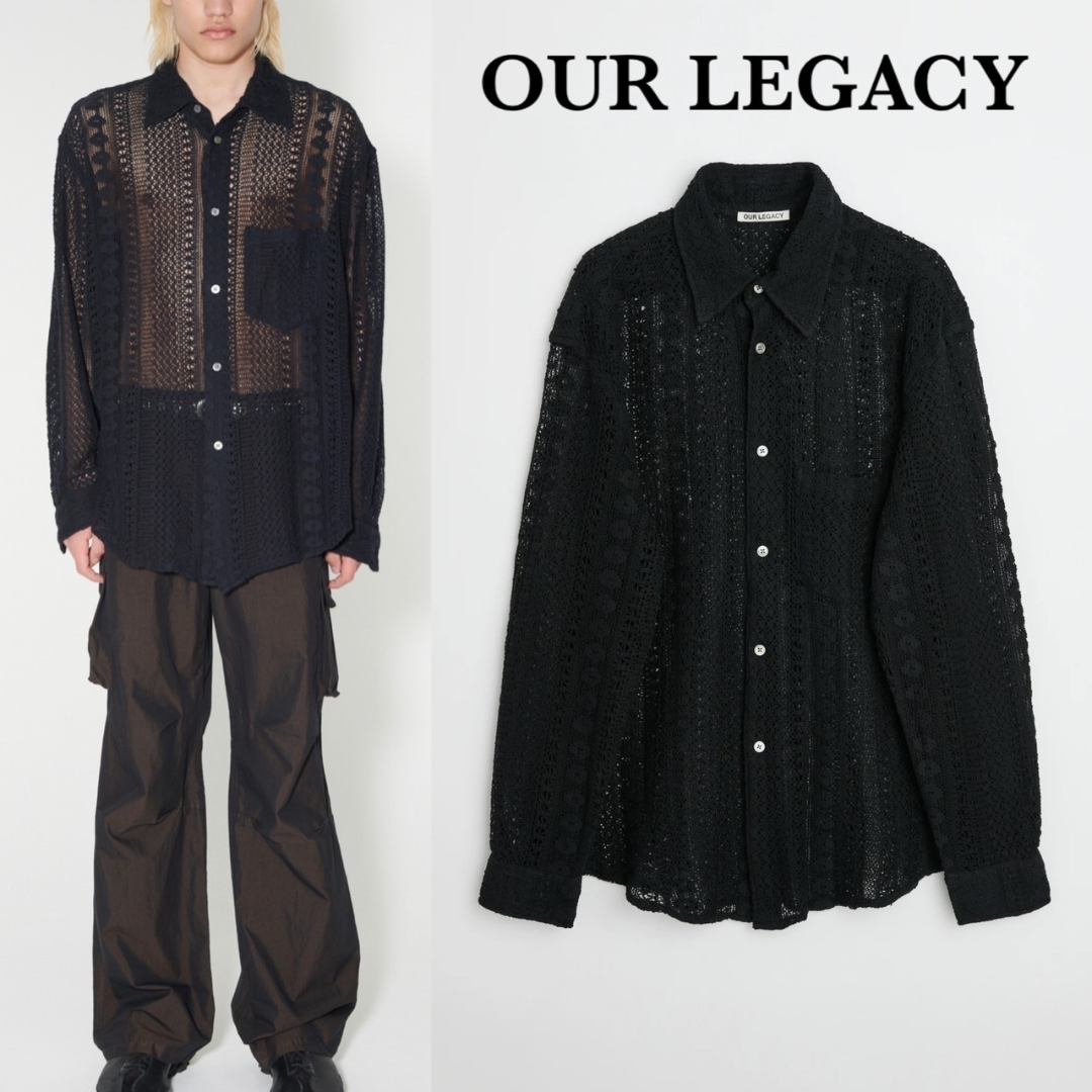 新品本物 OUR LEGACY 48 SHIRTレースシャツ COCO シャツの通販 by