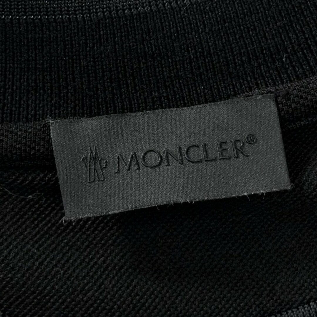 国内正規品 MONCLER モンクレール 22AW ウールピケニット L 黒