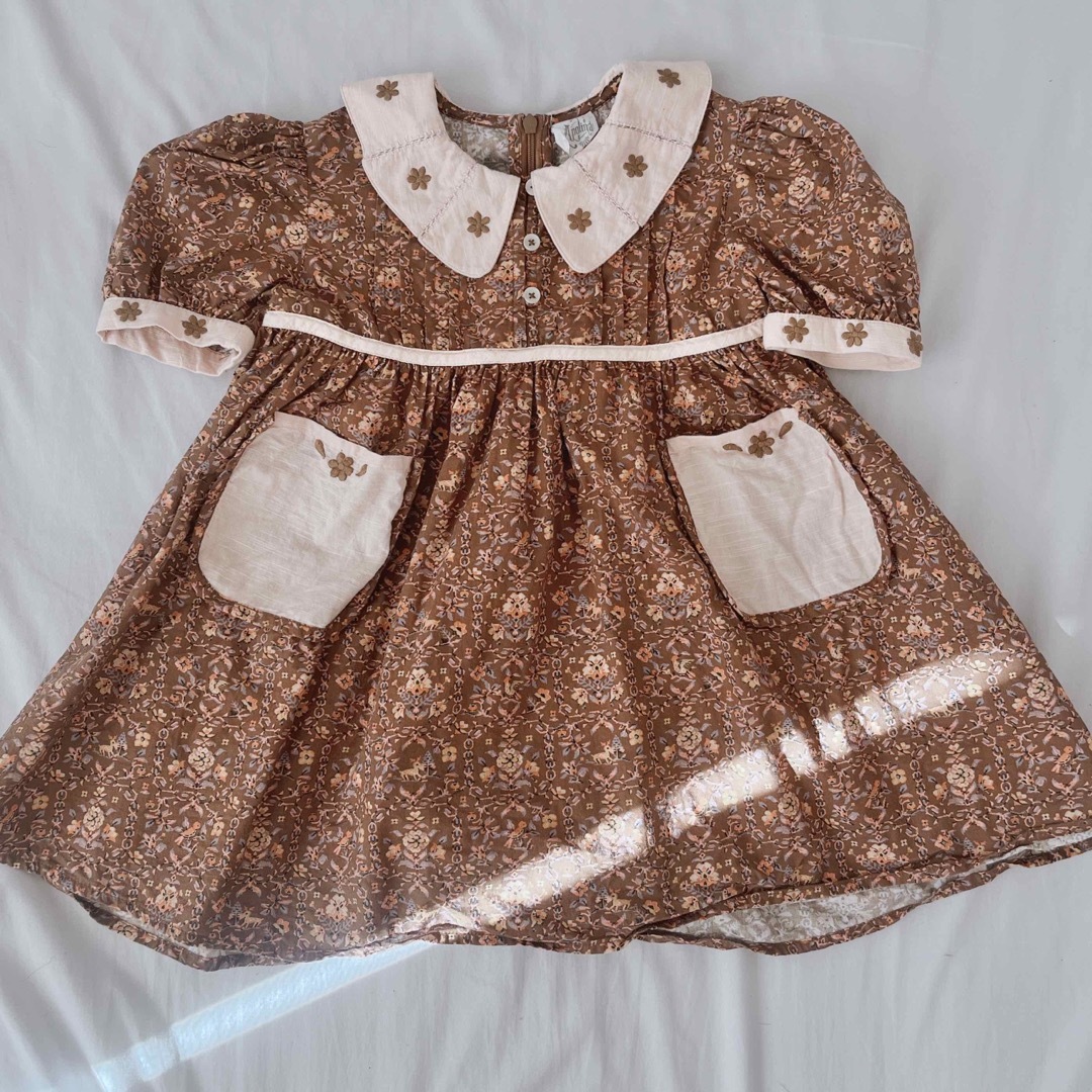 apolina kids pinafore ワンピース　3-5y