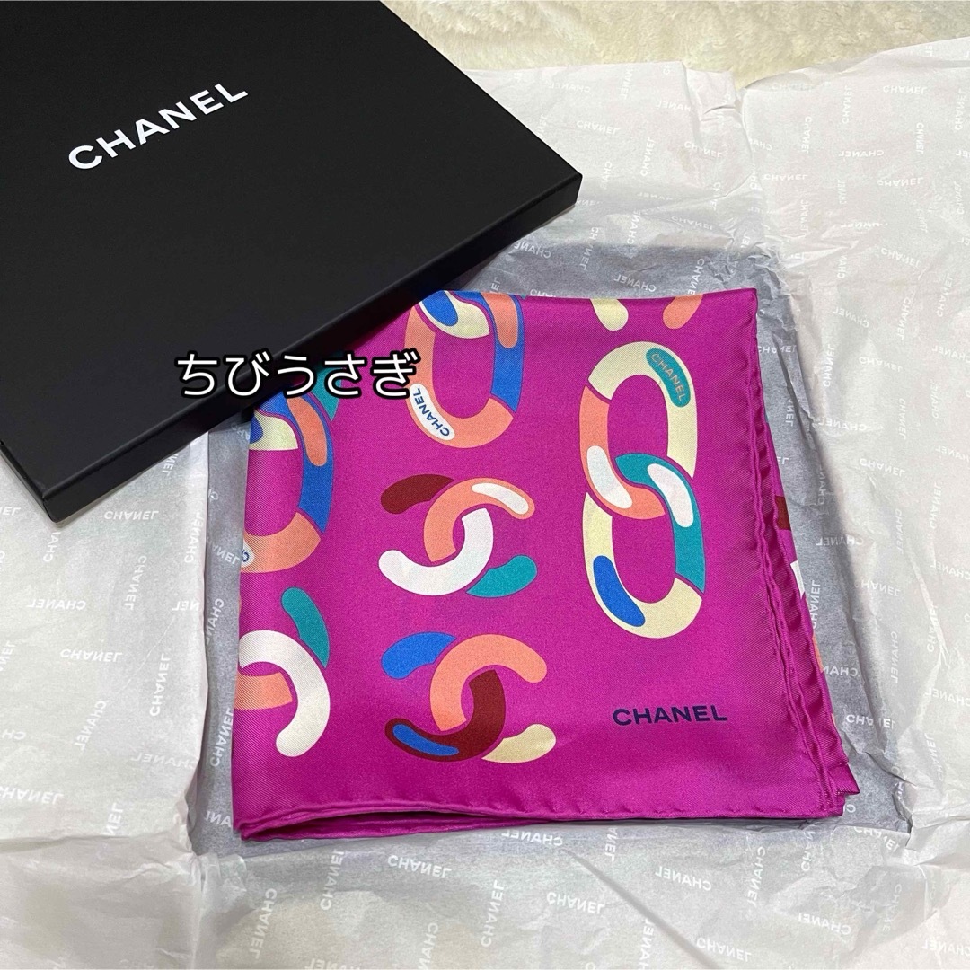 CHANEL(シャネル)の新品◆CHANEL＊VIP限定♡顧客限定非売品♡大判スカーフ レディースのファッション小物(バンダナ/スカーフ)の商品写真
