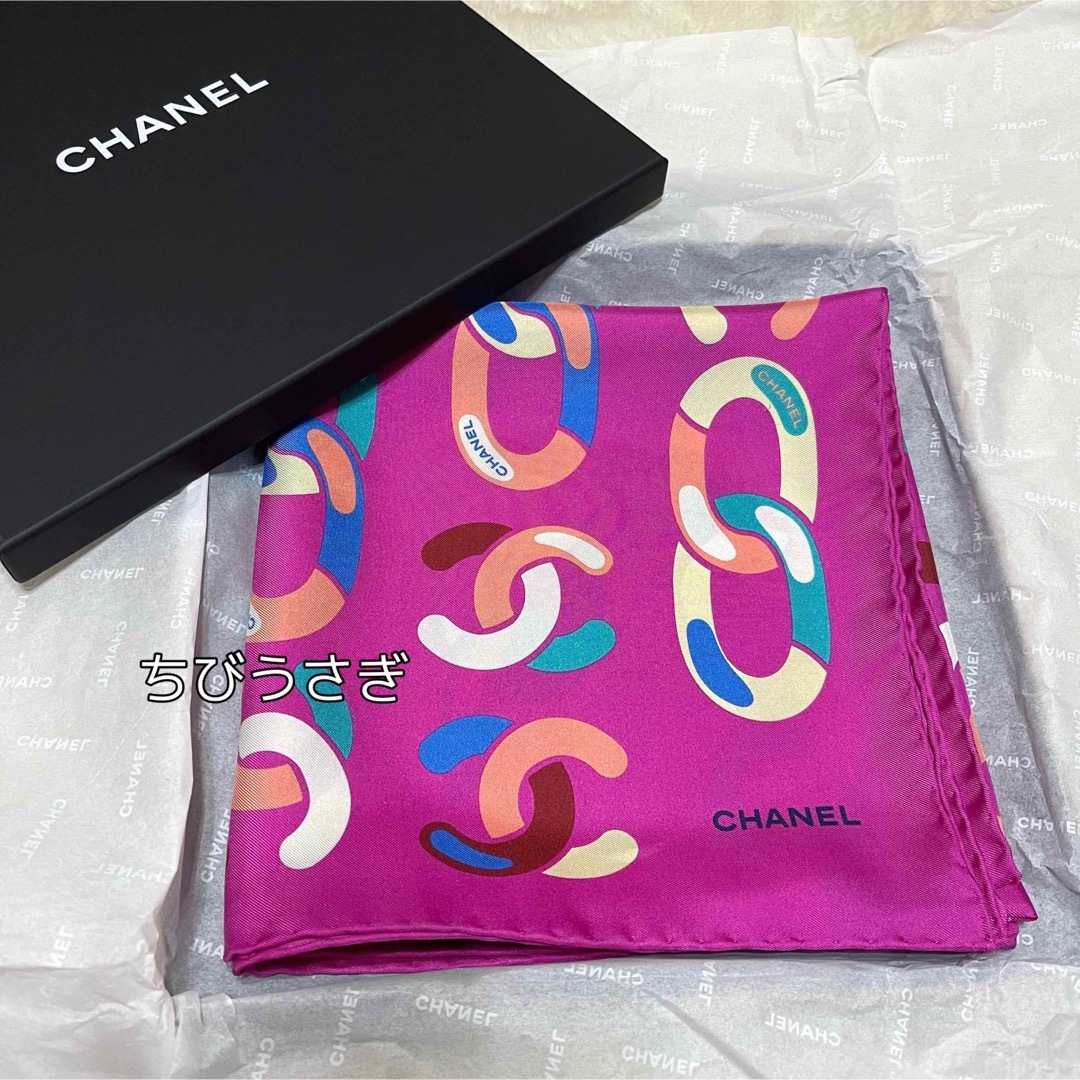 CHANEL(シャネル)の新品◆CHANEL＊VIP限定♡顧客限定非売品♡大判スカーフ レディースのファッション小物(バンダナ/スカーフ)の商品写真