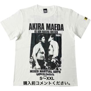 ハードコアチョコレート(HARDCORE CHOCOLATE)の前田日明 Tシャツ 新日本プロレス ハードコアチョコレート ニールセン リングス(Tシャツ/カットソー(半袖/袖なし))