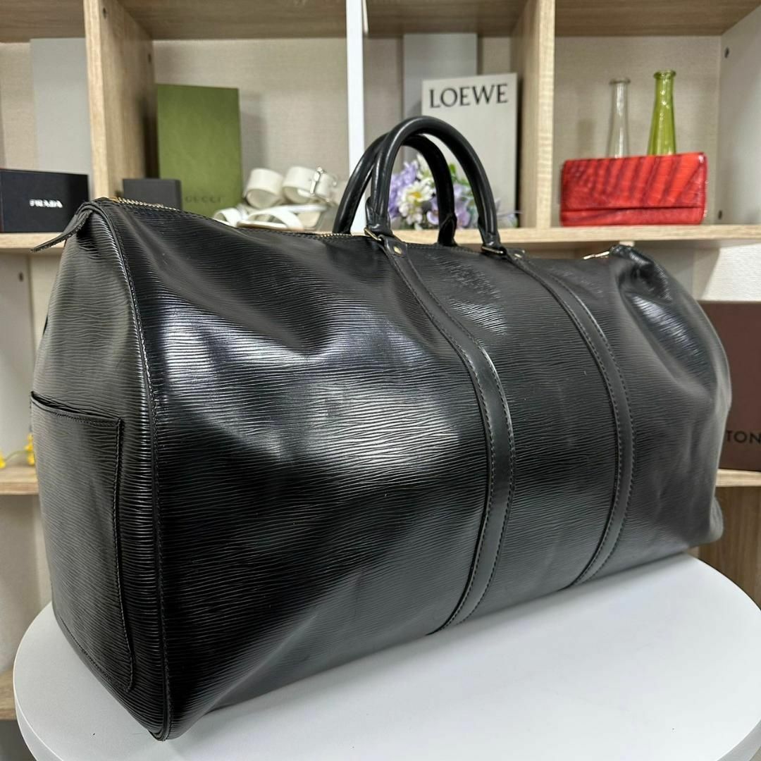 LOUIS VUITTON - 美品 LOUIS VUITTON キーポル55 ボストンバッグ 大