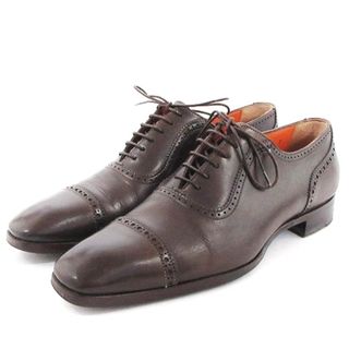 サントーニ(Santoni)のサントーニ アデレード ビジネスシューズ ドレス ダークブラウン 7 ■SM1(ドレス/ビジネス)