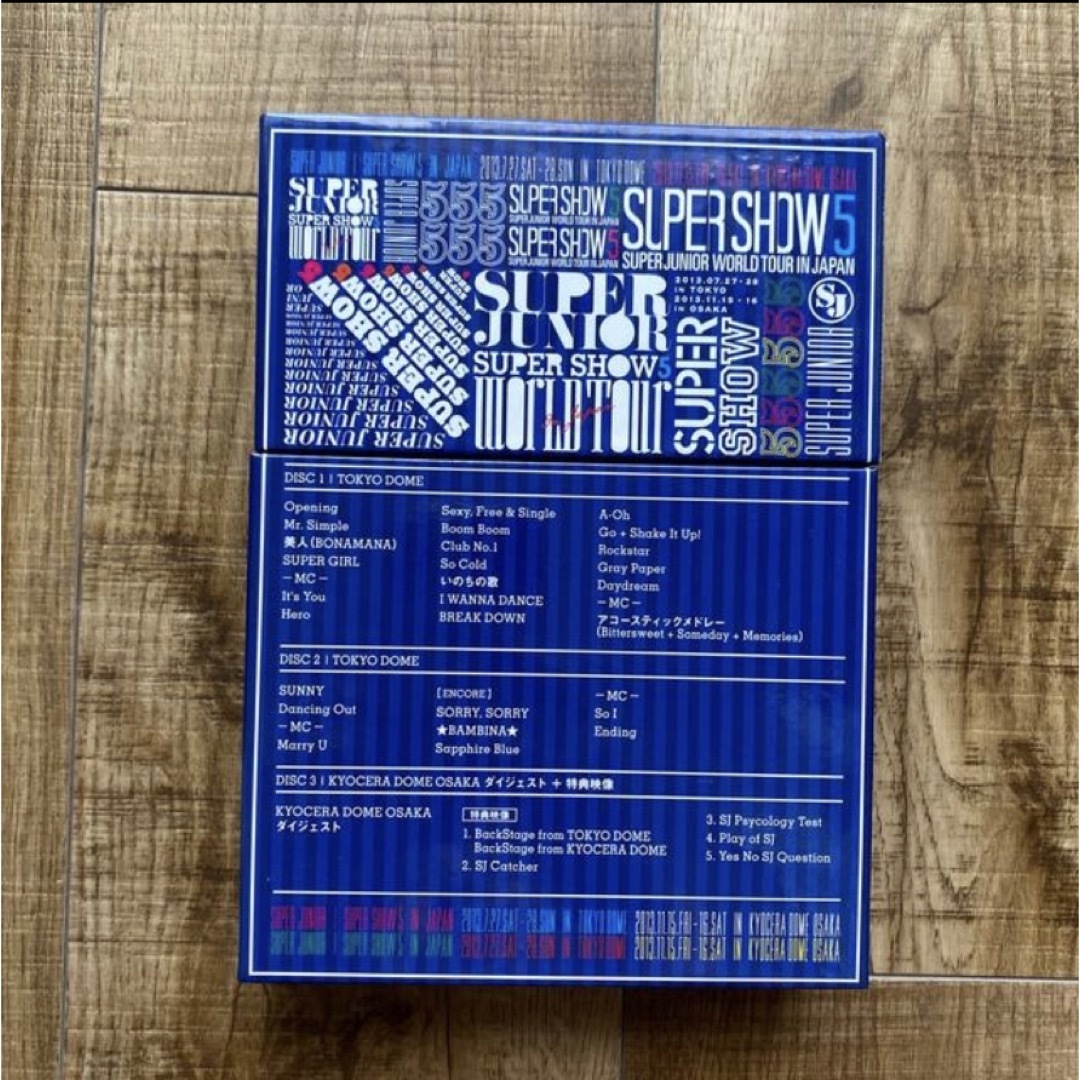 SUPER JUNIOR(スーパージュニア)のスーパージュニア　SUPERSHOW5 DVD エンタメ/ホビーのCD(K-POP/アジア)の商品写真
