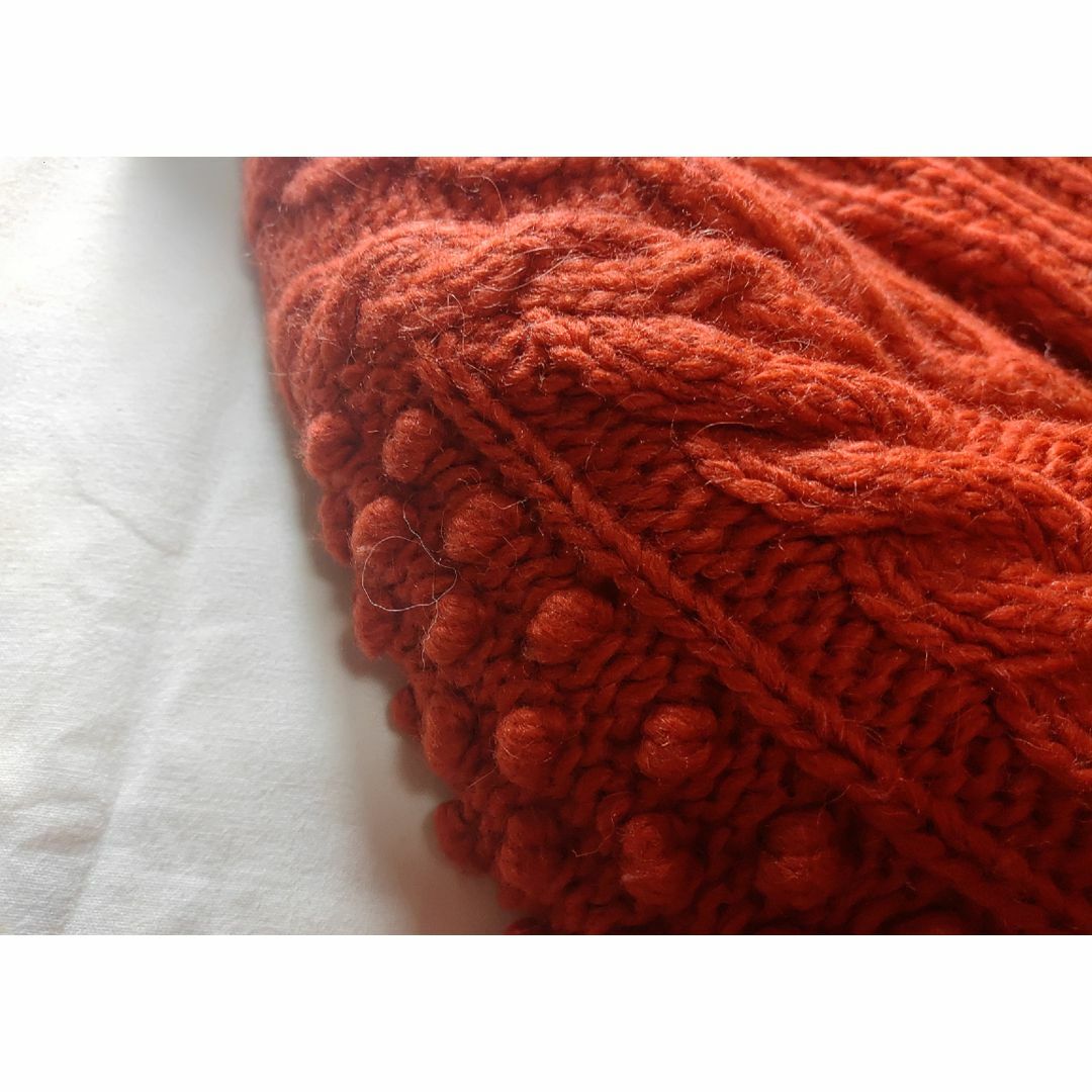 MACPHEE手編み風ではなく【手編みでしか作れないセーター】アルパカ混多彩な