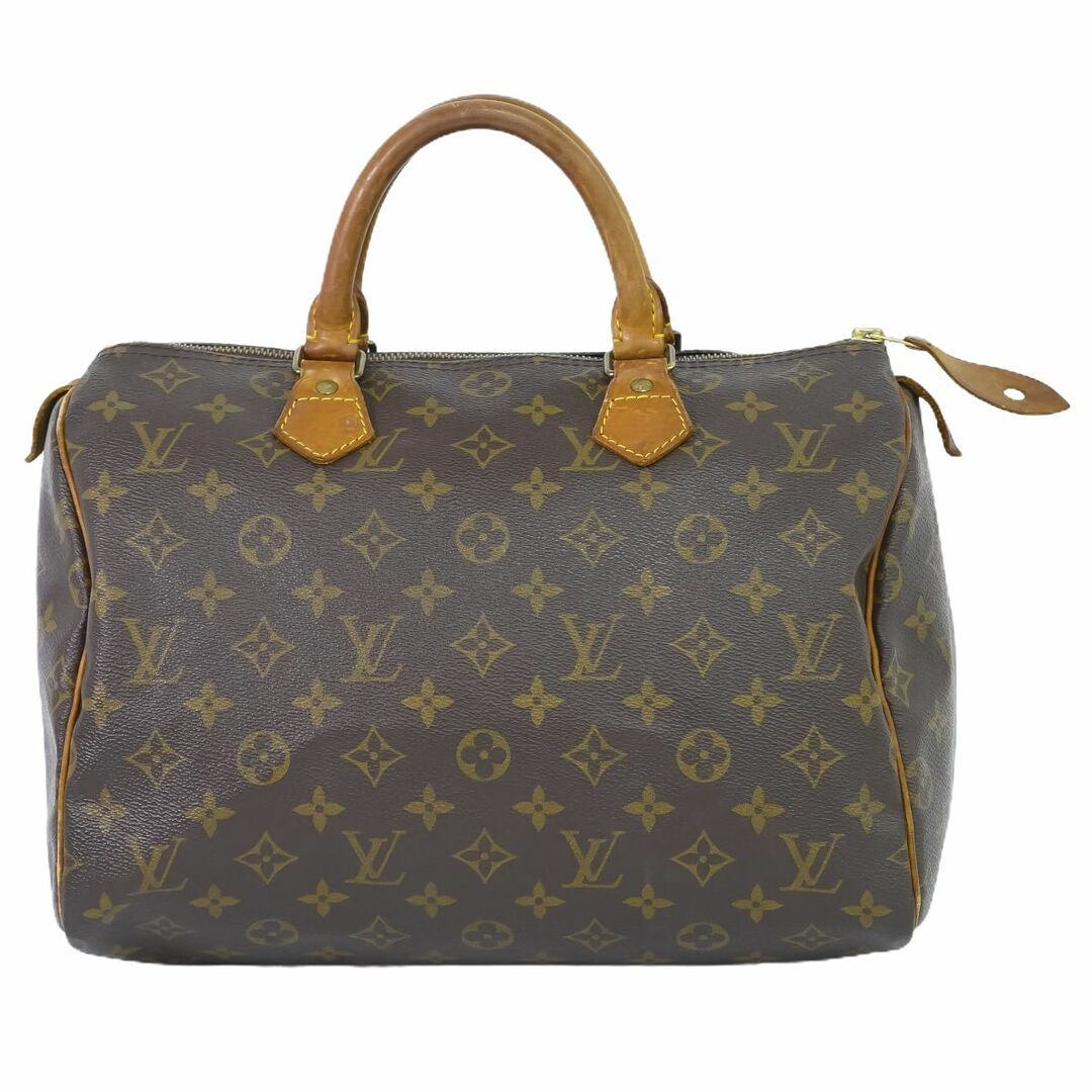 本物 ルイヴィトン LOUIS VUITTON LV スピーディ 30 モノグラム ミニボストンバッグ ハンドバッグ ブラウン M41108 Speedy ビトン バッグ 中古 | フリマアプリ ラクマ