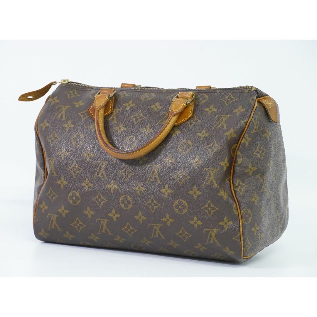 本物 ルイヴィトン LOUIS VUITTON LV スピーディ 30 モノグラム ミニボストンバッグ ハンドバッグ ブラウン M41108 Speedy ビトン バッグ 中古