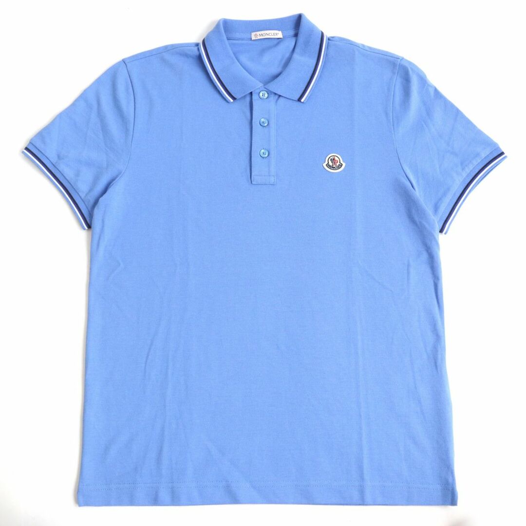 モンクレール MAGLIA POLO MANICA CORTA ロゴワッペン半袖ポロシャツ