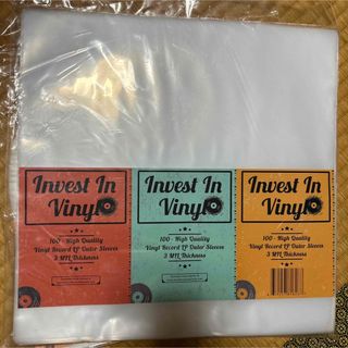 Invest In Vinyl 100枚 保護LPアウタースリーブ(その他)