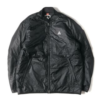 ナイキ(NIKE)のNIKE ナイキ ジャケット サイズ:L ACG 裏地テックフリース ボンバー ジャケット BOMBER JACKET 15AW ブラック 黒 アウター ブルゾン コート【メンズ】【中古】(ミリタリージャケット)