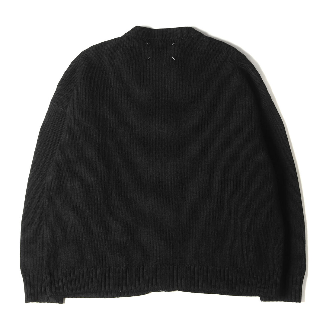 WTAPS ダブルタップス カーディガン サイズ:XL 21AW ヘビー ニット ジップ カーディガン PALMER / SWEATER ブラック 黒 トップス セーター 【メンズ】