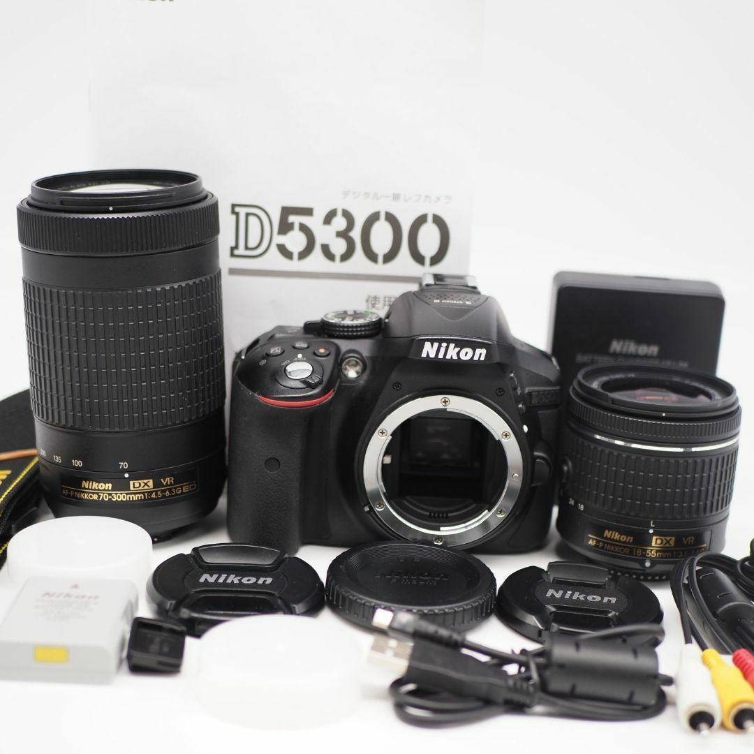 Nikon - Nikon D5300 AF-P ダブルズームキットの通販 by SEKAT CAMERA ...