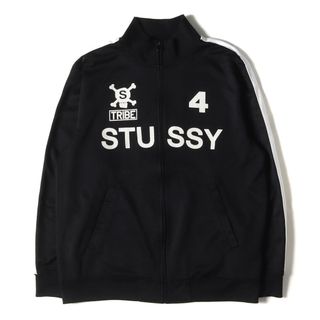 Stussy トラックジャケット　ジャージ　ハイネック　90s 80s 黒