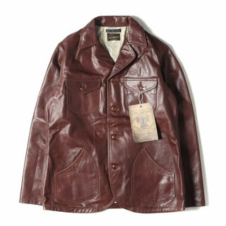 DALEES ダリーズ ジャケット サイズ:17.5(XL) 23AW ホースハイドレザー サック ジャケット TICK.HIDE 10s Sack Jacket ブラウン アウター ブルゾン コート【メンズ】(レザージャケット)