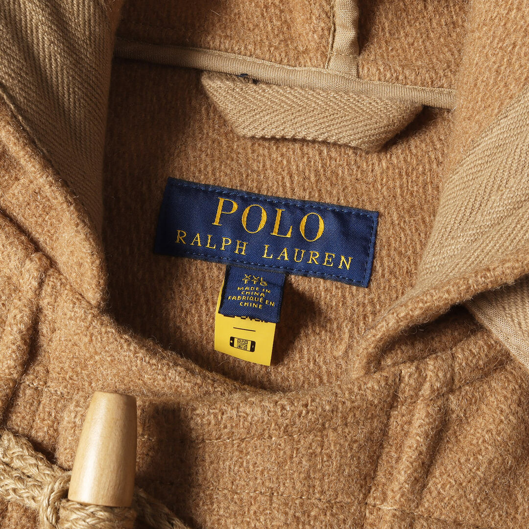 POLO RALPH LAUREN(ポロラルフローレン)のPOLO Ralph Lauren ポロ ラルフローレン コート サイズ:XXL 21AW メルトンウール ダッフル コート ベージュ アウター ジャケット ブルゾン【メンズ】【中古】【美品】 メンズのジャケット/アウター(ダッフルコート)の商品写真