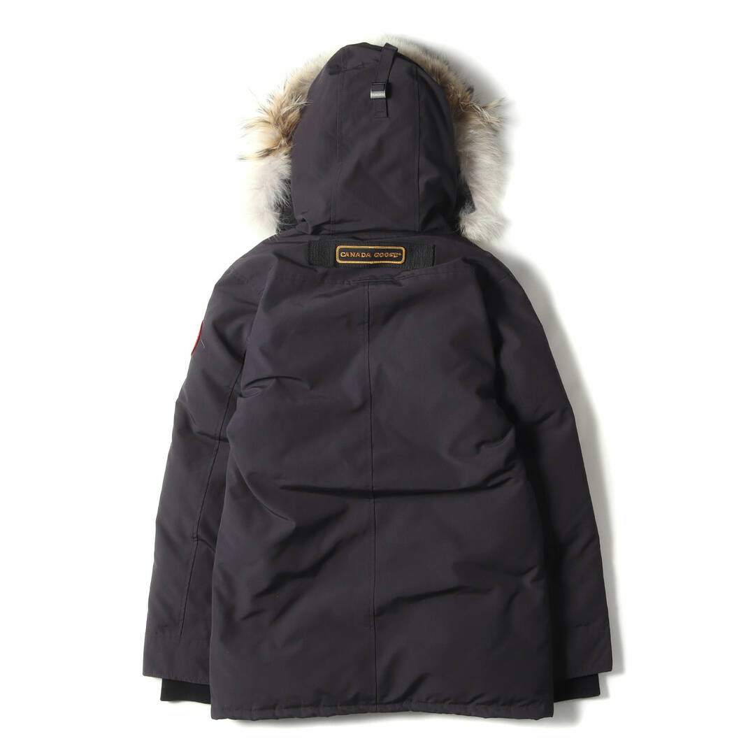 CANADA GOOSE(カナダグース)のCANADA GOOSE カナダグース ダウン ジャケット サイズ:S ファーフード ポリコットン ダウン コート JASPER PARKA 3438JM ジャスパー パーカー ダークネイビー 紺 アウター ブルゾン【メンズ】【中古】 メンズのジャケット/アウター(ダウンジャケット)の商品写真